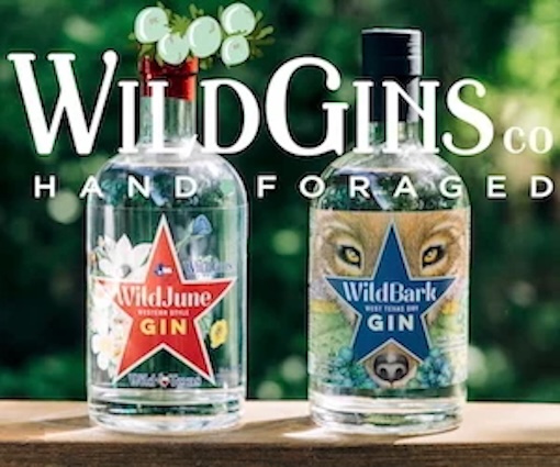 WildGins WildJune and WildBark Gin Bottles